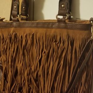Brown Fringe purse